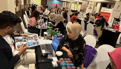 Suasana ASTEX 2025, forum travel agent pertama di Medan.